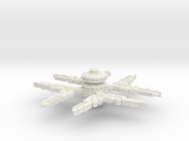 Cardassian Station Modified (Larger) in White Natural Versatile Plastic