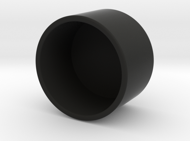 Power Core End Cap in Black Natural Versatile Plastic