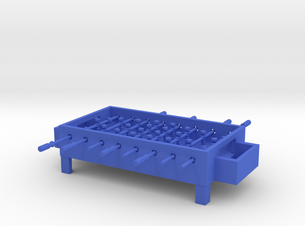 Foosball Table 4" long in Blue Processed Versatile Plastic