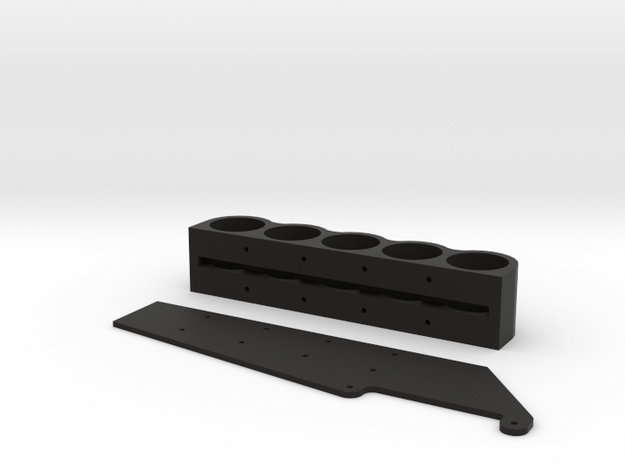 Shell-Holder in Black Natural Versatile Plastic