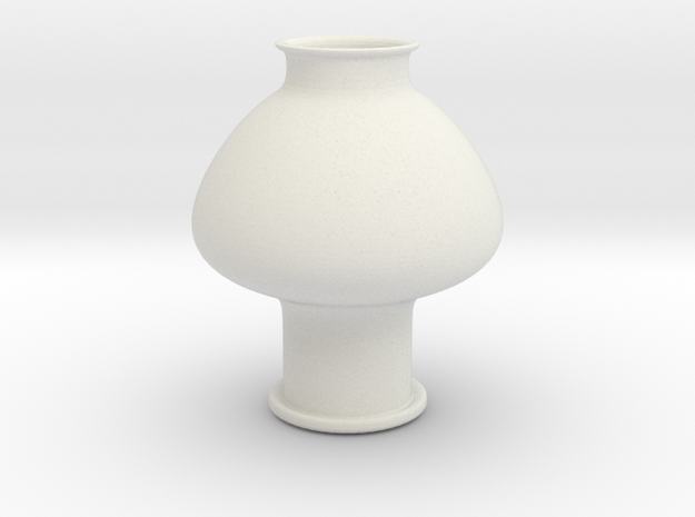  Greek Vase - Psykter - Closed/No Side Openings in White Natural Versatile Plastic