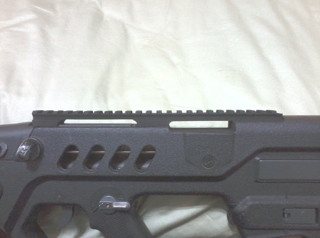 Extended Top Rail for AIRSOFT TOY Ares TAR-21 in Black Natural Versatile Plastic