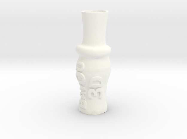 Bayou3d DUCK CALL in White Processed Versatile Plastic