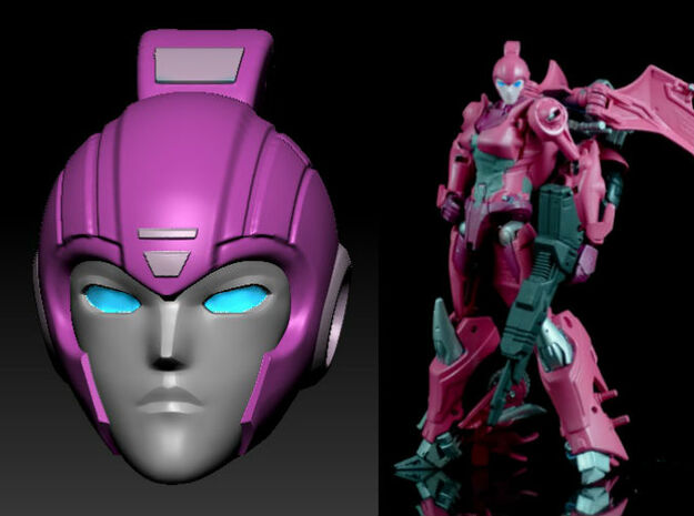 ARIEL homage Cyrene Head for RID Arcee in Tan Fine Detail Plastic