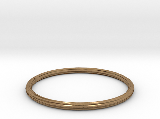 bangle in Natural Brass