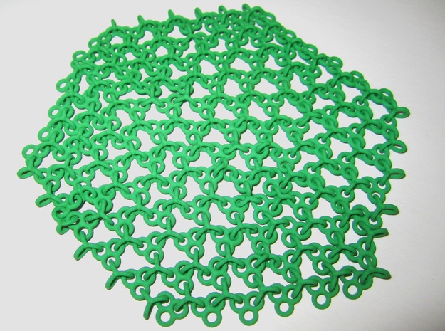 Hexa Fabric in Green Processed Versatile Plastic