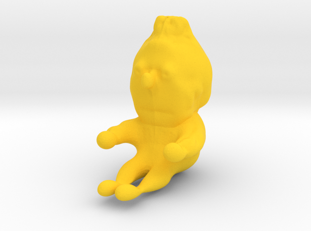Bert from Sesame Street in Yellow Processed Versatile Plastic