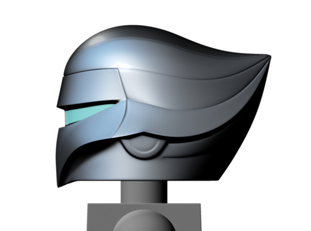 Quicksilver helmet (w/ mask) for Minimates in Tan Fine Detail Plastic