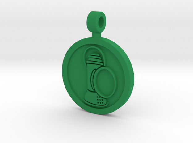 Alan Scott Pendant in Green Processed Versatile Plastic