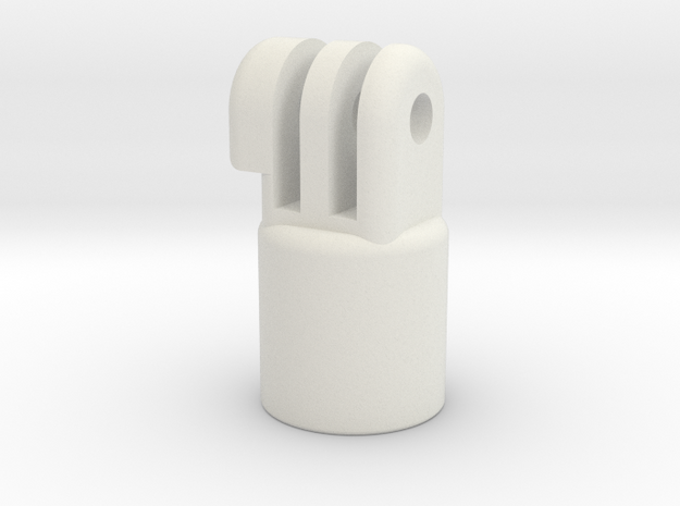 Painters Pole Threaded Mount in White Natural Versatile Plastic