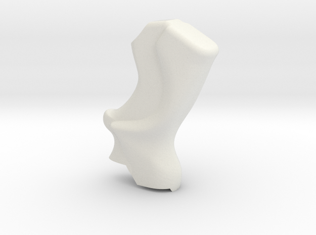 Carnifex Hand Cannon - Grip Section in White Natural Versatile Plastic