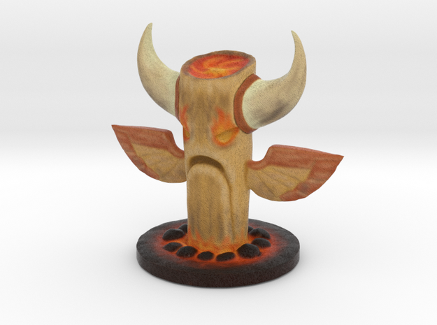 Fire Totem in Full Color Sandstone