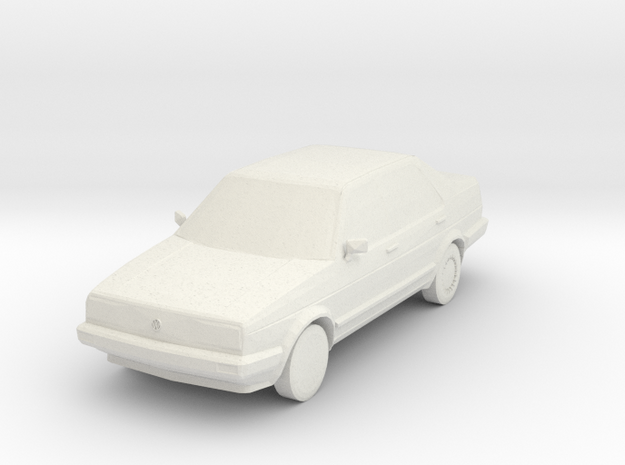 1:87 VW Jetta MK2 in White Natural Versatile Plastic