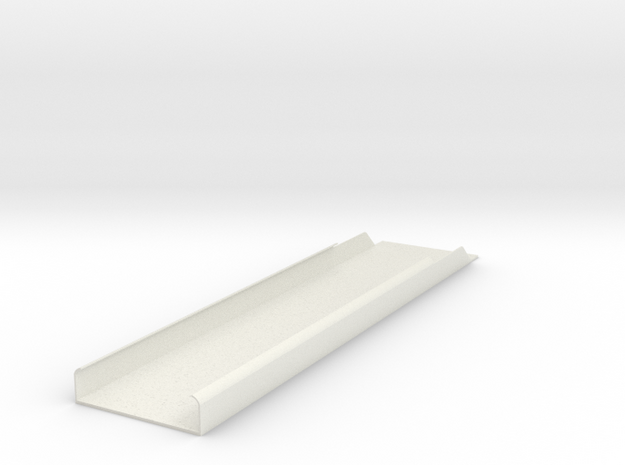 2550 Roof Panel in White Natural Versatile Plastic