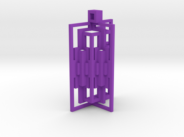 180 Pop Up Pendant in Purple Processed Versatile Plastic