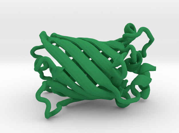 Green Fluorescent Protein (small) in Green Processed Versatile Plastic