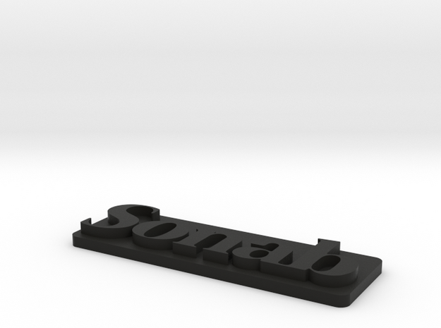 Sonab-plast in Black Natural Versatile Plastic