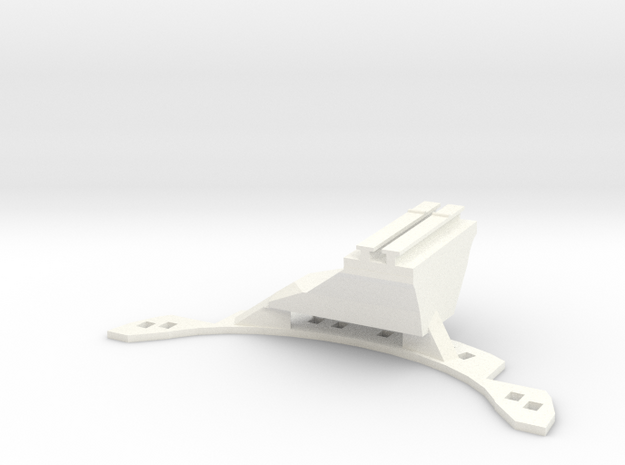 Contour I4 Mask Mount Attachment in White Processed Versatile Plastic