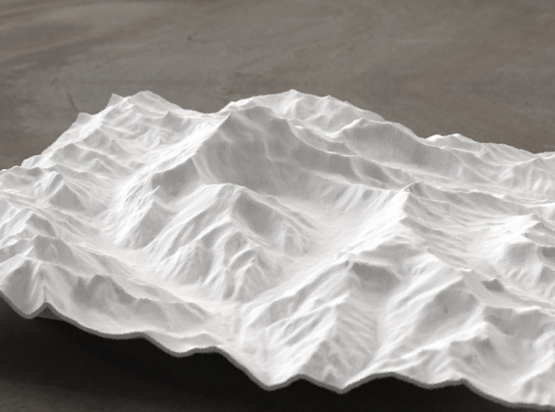 8''/20cm Aconcagua, Argentina, WSF in White Natural Versatile Plastic