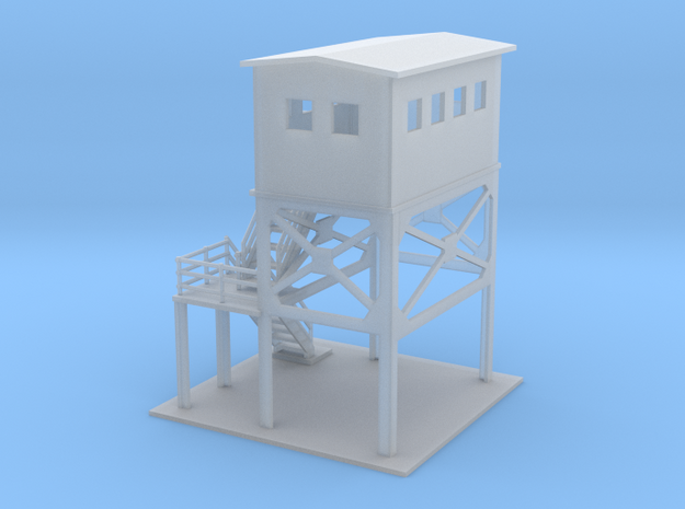 Track Side Tower Z Scale in Smooth Fine Detail Plastic