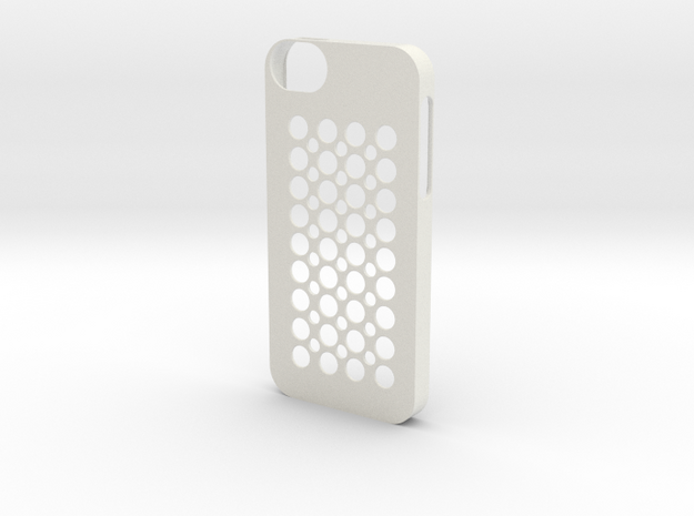 iphone 5 case (cover) in White Natural Versatile Plastic