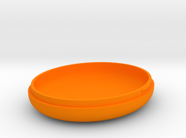 MetaWear Oval Lower 914 in Orange Processed Versatile Plastic