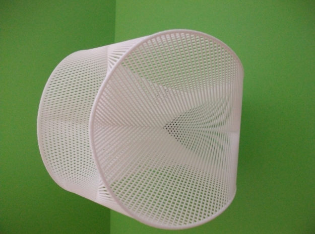 Baseball Seam String Art 4PI/3 in White Natural Versatile Plastic
