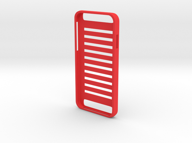 Plain iPhone 6 Case in Red Processed Versatile Plastic