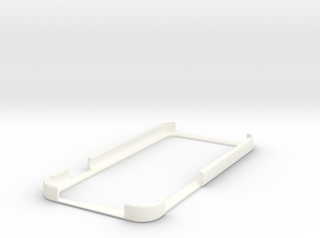 Iphone 6 Bumper in White Processed Versatile Plastic