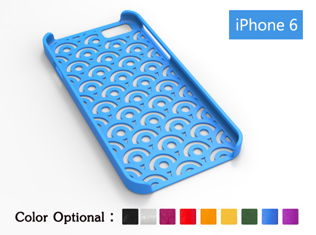 IPhone6 Case-clouding in Blue Processed Versatile Plastic