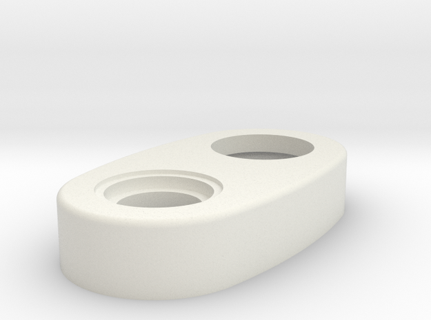 Mechanical - Top Cap Thicker Version in White Natural Versatile Plastic