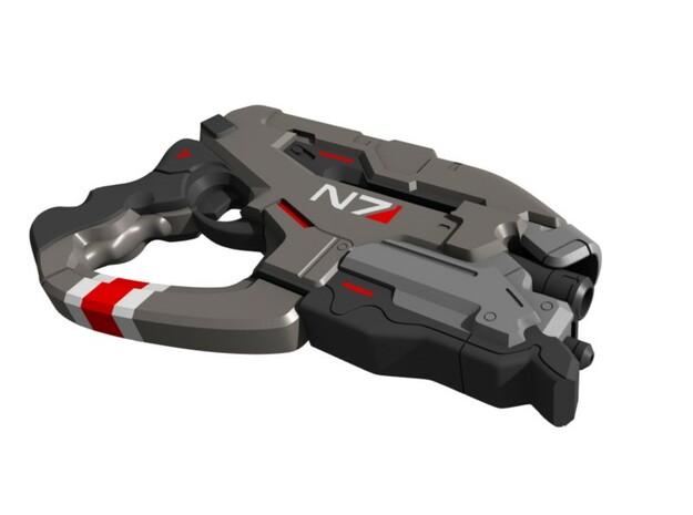 Mass Effect - 1:8 scale - N7 Eagle in White Natural Versatile Plastic