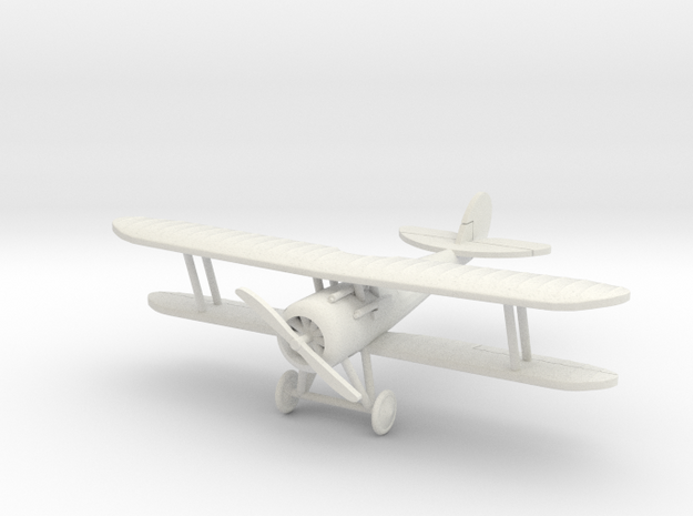 Nieuport 28, 1:144th Scale in White Natural Versatile Plastic