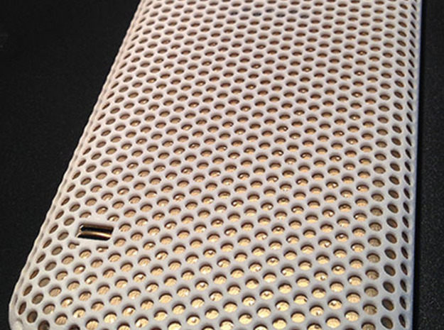 Galaxy S5 Dot Patterned Case  in White Processed Versatile Plastic
