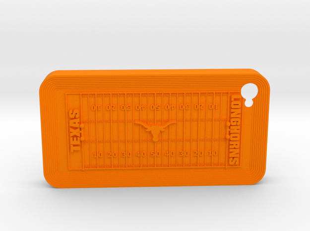iPhone 4 Football UT  in Orange Processed Versatile Plastic