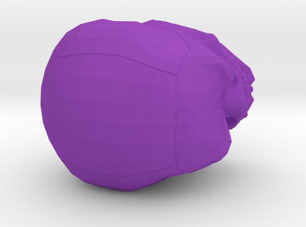 Skullbot in Purple Processed Versatile Plastic