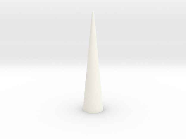 Black Brant lll Nose Cone BT55 PT2 in White Processed Versatile Plastic
