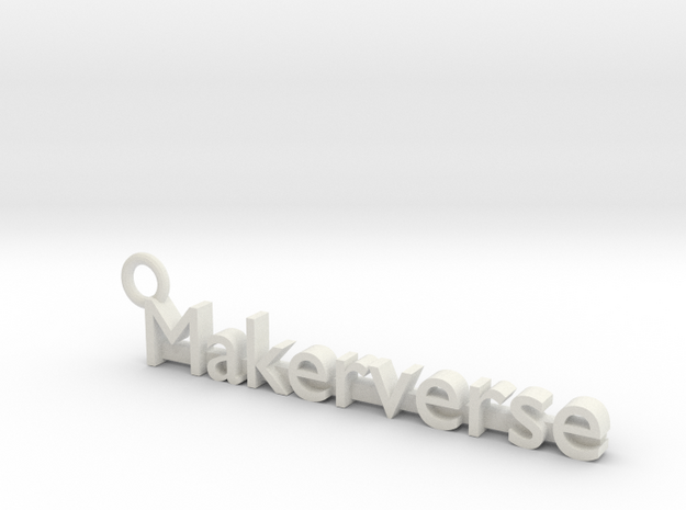 Maker1 in White Natural Versatile Plastic
