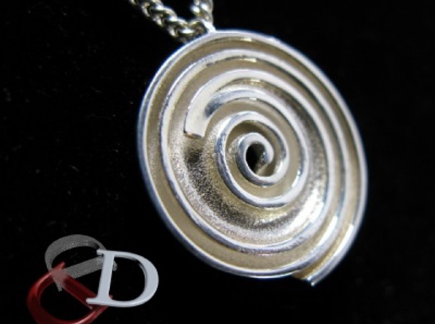 InFin Nautilus: Pendant - Petite in Polished Silver