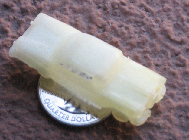Edsel (Small) in Tan Fine Detail Plastic