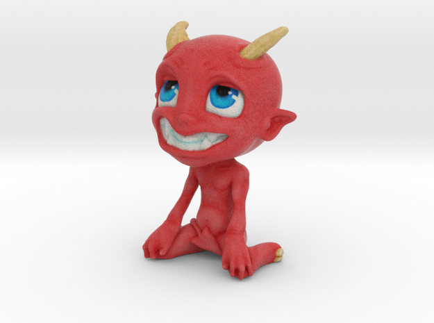 Chibi Devil in Full Color Sandstone