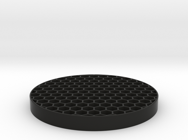 Honeycomb KillFlash 48mm Diam 5mm height 4 mm diag in Black Natural Versatile Plastic