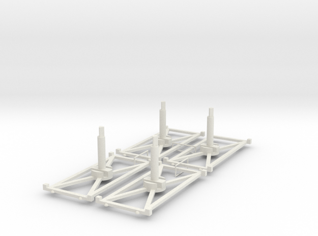Stand Long x4 3.0 in White Natural Versatile Plastic