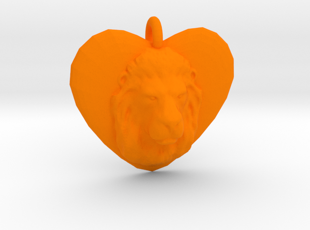 LEO LOVE in Orange Processed Versatile Plastic