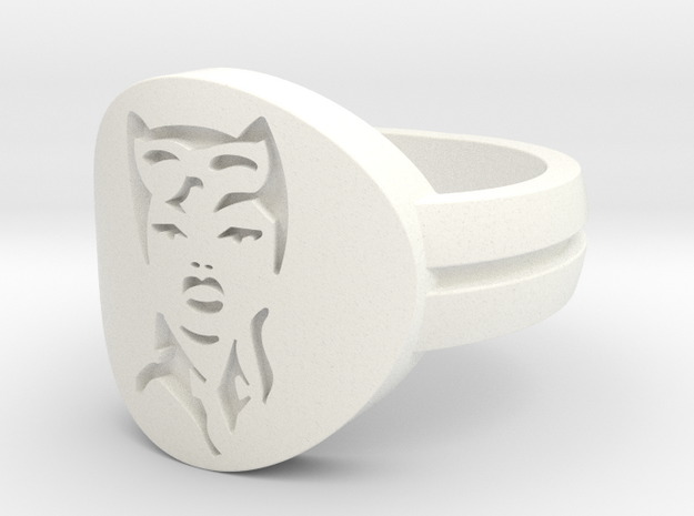 Catwoman Sz 8 in White Processed Versatile Plastic