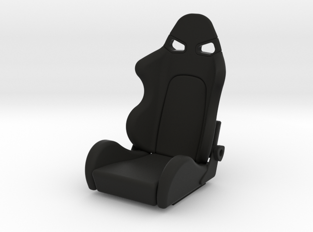 Race Seat - SType - 1/10 in Black Natural Versatile Plastic