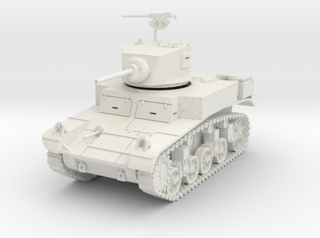 PV29 M3 Stuart - late turret (1/48) in White Natural Versatile Plastic