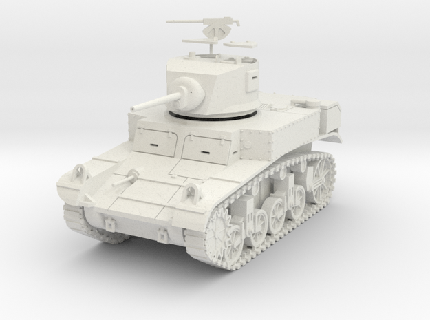 PV29B M3 - late turret (28mm w/separate hatches) in White Natural Versatile Plastic