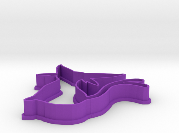 Espeon Cookie Cutter in Purple Processed Versatile Plastic