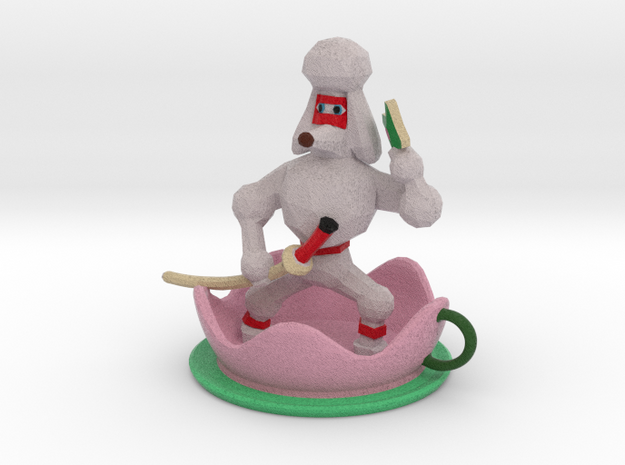 Teacup Poodle Ninja in Full Color Sandstone